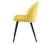 STOLICA, FURNLUX CLASSIC, VELVET, 50x57x77cm, ŽUTA, TEKSTIL