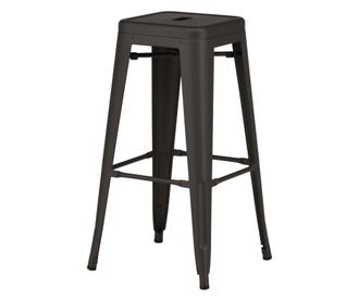 BÁRSZÉK, FURNLUX CLASSIC, TEMPE, 43x43x76cm, SÖTÉTSZÜRKE, FÉM