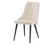 SZÉK, FURNLUX CLASSIC, VELVET DELUXE, 50x66x89cm, BÉZS, TEXTIL