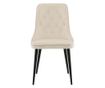 SZÉK, FURNLUX CLASSIC, VELVET DELUXE, 50x66x89cm, BÉZS, TEXTIL