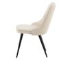 SZÉK, FURNLUX CLASSIC, VELVET DELUXE, 50x66x89cm, BÉZS, TEXTIL
