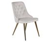 SZÉK, FURNLUX CLASSIC, VELVET DELUXE, 50x66x89cm, BÉZS, TEXTIL