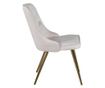 SZÉK, FURNLUX CLASSIC, VELVET DELUXE, 50x66x89cm, BÉZS, TEXTIL