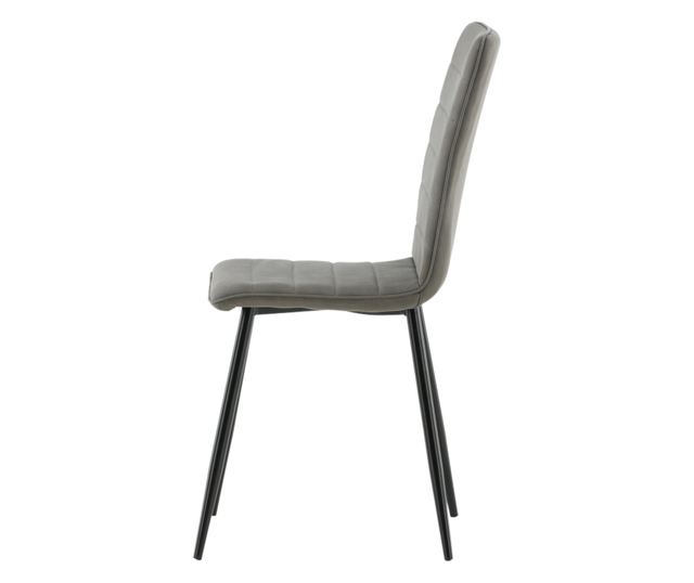 SZÉK, FURNLUX CLASSIC, WINDU, 43x49x94cm, SZÜRKE, TEXTIL