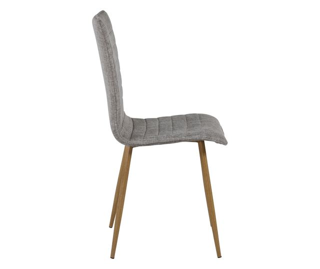 SZÉK, FURNLUX CLASSIC, WINDU, 41x52x92cm, SZÜRKE, TEXTIL