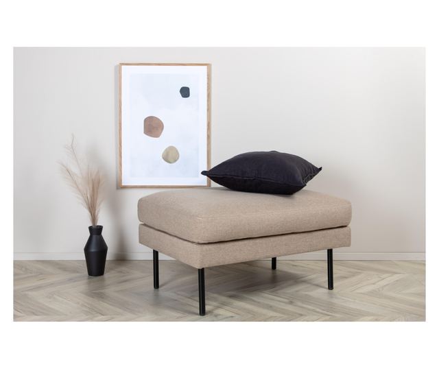 PUFF, FURNLUX CLASSIC, ZOOM, 85x64x47cm, BARNA, TEXTIL