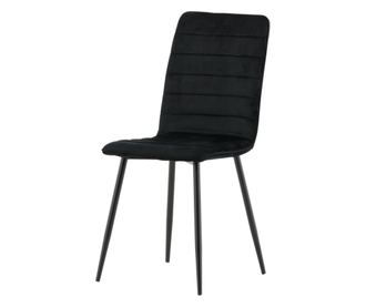 SZÉK, FURNLUX CLASSIC, WINDU, 43x49x94cm, FEKETE, TEXTIL
