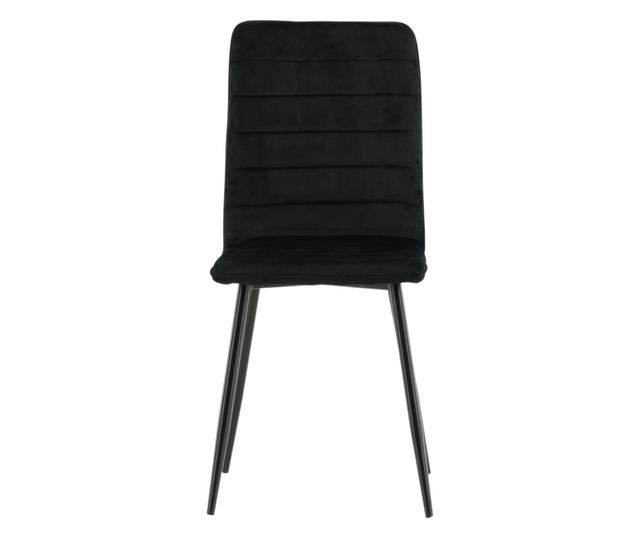 SZÉK, FURNLUX CLASSIC, WINDU, 43x49x94cm, FEKETE, TEXTIL