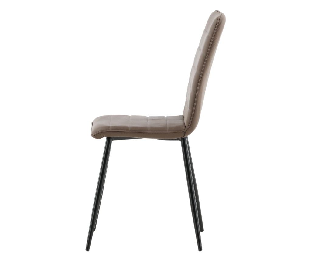 STOLICA, FURNLUX CLASSIC, WINDU, 43x49x94cm, SMEĐA, TEKSTIL - 3