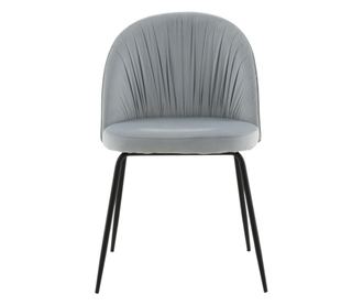 SZÉK, FURNLUX CLASSIC, WRINKLES, 49x50x80cm, SZÜRKE, TEXTIL