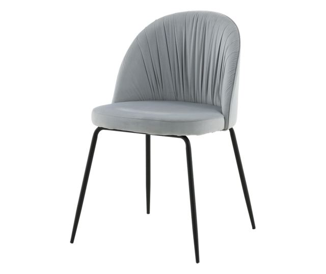 SZÉK, FURNLUX CLASSIC, WRINKLES, 49x50x80cm, SZÜRKE, TEXTIL