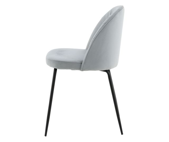 SZÉK, FURNLUX CLASSIC, WRINKLES, 49x50x80cm, SZÜRKE, TEXTIL