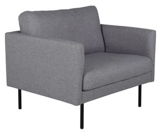FOTEL, FURNLUX CLASSIC, ZOOM, 95x84x80cm, SZÜRKE, TEXTIL