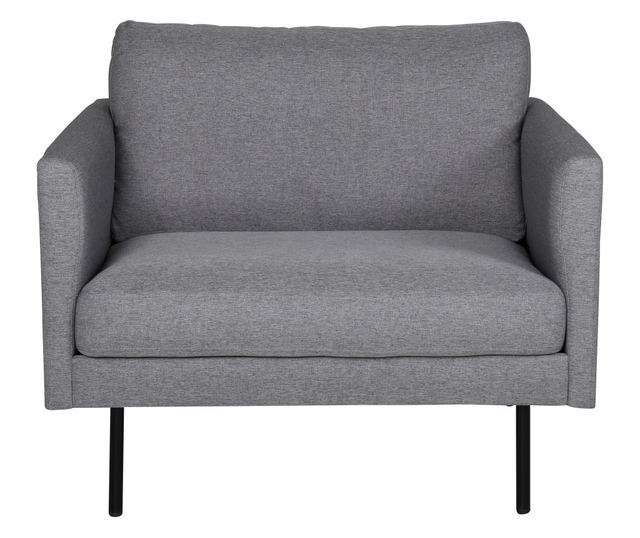 FOTEL, FURNLUX CLASSIC, ZOOM, 95x84x80cm, SZÜRKE, TEXTIL