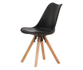 SZÉK, FURNLUX CLASSIC, ZENO, 48x56x84cm, FEKETE, MŰANYAG