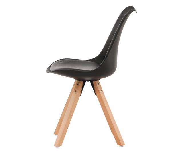 SZÉK, FURNLUX CLASSIC, ZENO, 48x56x84cm, FEKETE, MŰANYAG