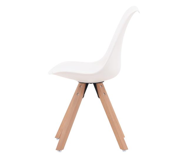 SZÉK, FURNLUX CLASSIC, ZENO, 48x56x84cm, FEHÉR, MŰANYAG