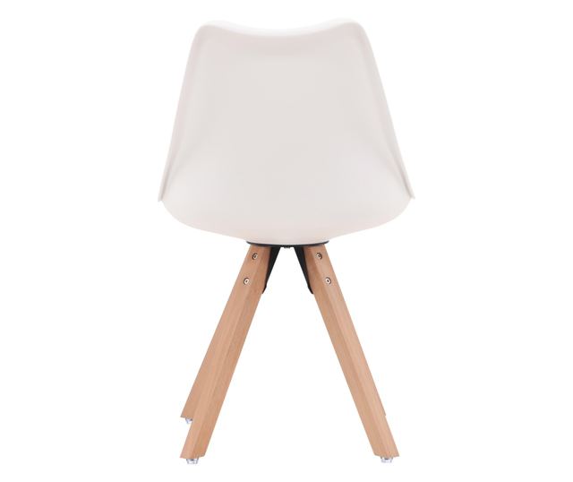 SZÉK, FURNLUX CLASSIC, ZENO, 48x56x84cm, FEHÉR, MŰANYAG