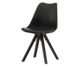 SZÉK, FURNLUX CLASSIC, ZENO, 48x56x84cm, FEKETE, MŰANYAG