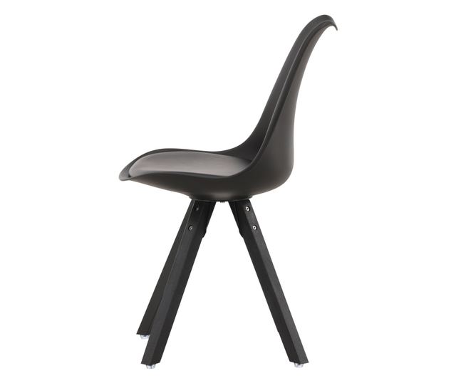 SZÉK, FURNLUX CLASSIC, ZENO, 48x56x84cm, FEKETE, MŰANYAG