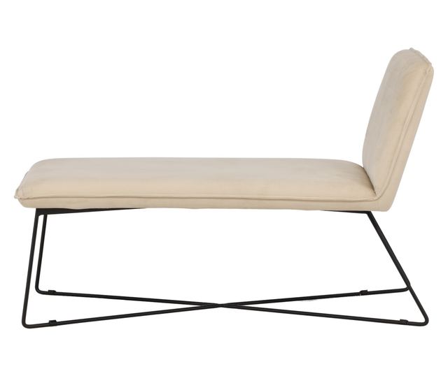 BÁRSZÉK, FURNLUX CLASSIC, X-LOUNGE, 71x128x83cm, BÉZS, TEXTIL