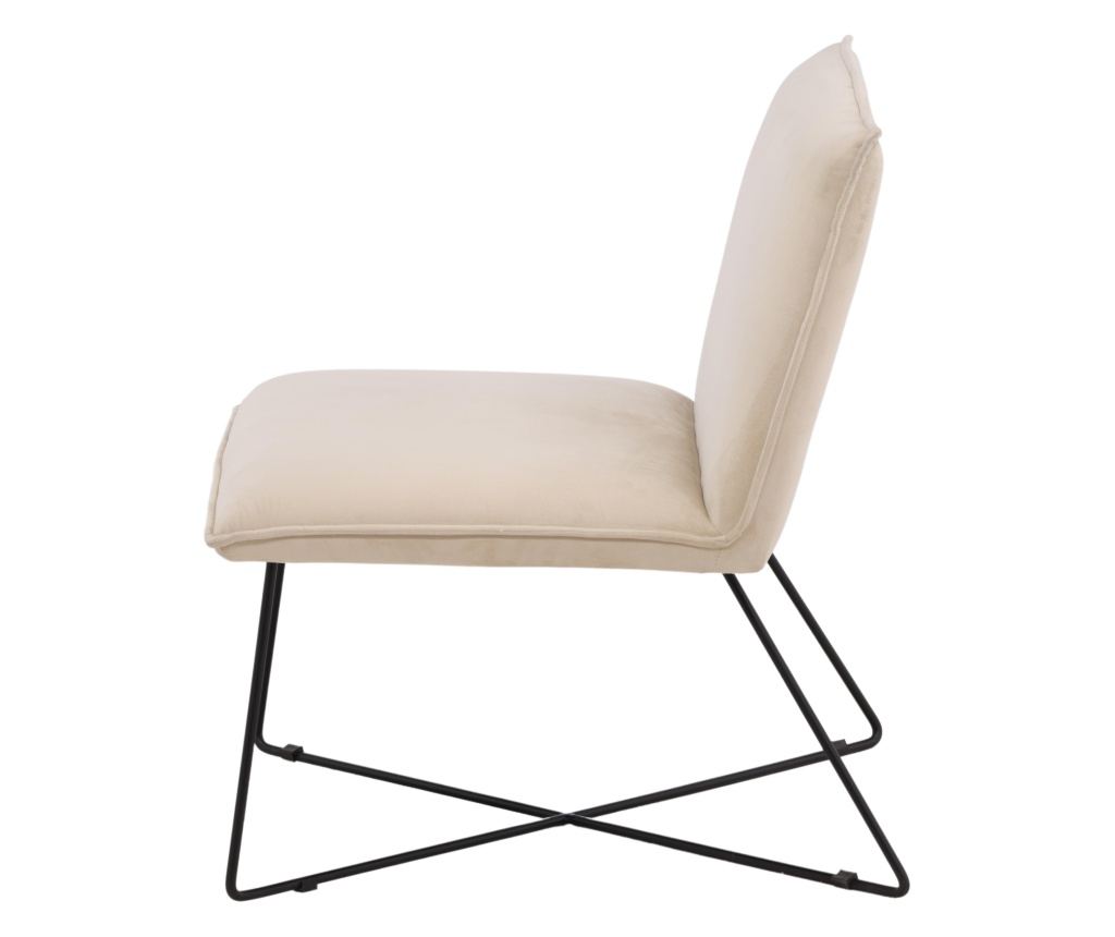 BARSKA STOLICA, FURNLUX CLASSIC, X-LOUNGE, 62x72x83cm, BEŽ, TEKSTIL - 2
