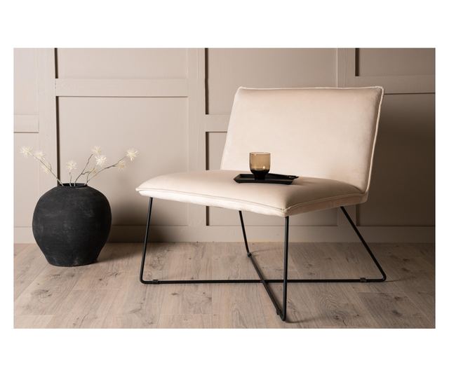 BÁRSZÉK, FURNLUX CLASSIC, X-LOUNGE, 62x72x83cm, BÉZS, TEXTIL