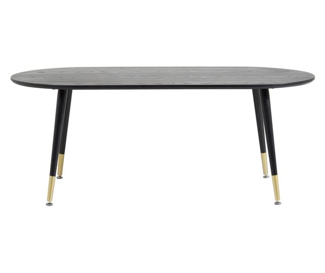 DOHÁNYZÓASZTAL, FURNLUX CLASSIC, DIPP, 60x120x47cm, FEKETE, MŰFA
