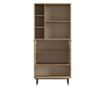 VITRINA, FURNLUX CLASSIC, OCEAN, 75x36x162cm, NARAVNO, INŽENIRSKI LES