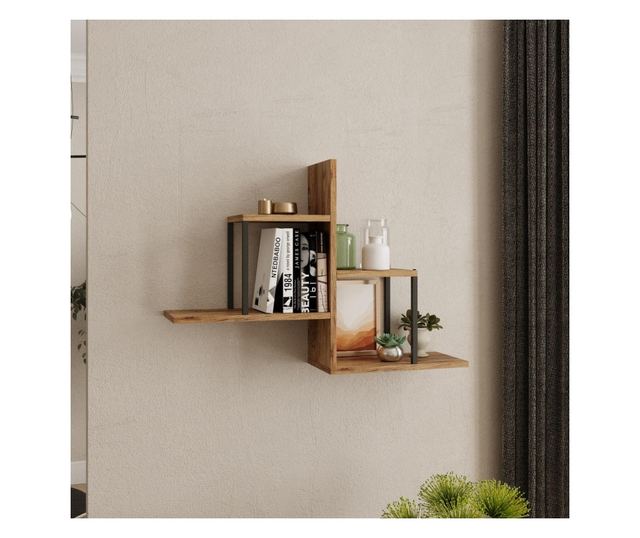 FALI POLC, FURNLUX CLASSIC, VOYAGE, 89x22x62cm, TERMÉSZETES, MŰFA