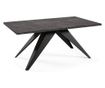 BLAGOVAONSKI STOL, FURNLUX PREMIUM, VENTO, 80x240x76cm, CRNA, DRVENI PLOČASTI MATERIJAL