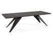 BLAGOVAONSKI STOL, FURNLUX PREMIUM, VENTO, 80x240x76cm, CRNA, DRVENI PLOČASTI MATERIJAL