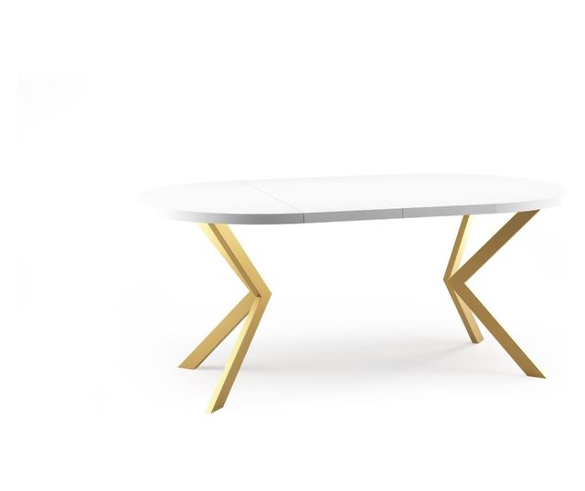 MASĂ DINING, FURNLUX PREMIUM, EDDER, 100x176x76cm, ALB, LEMN PRELUCRAT