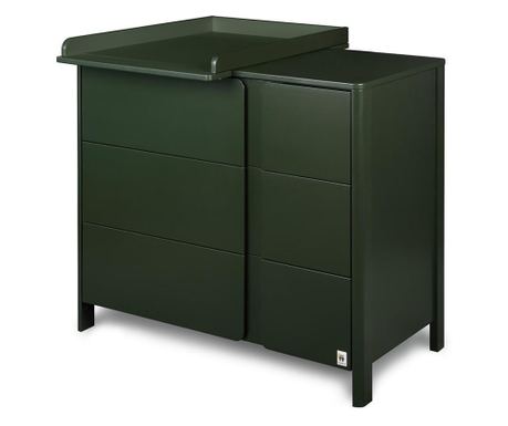 Komoda za previjanje Classic Green 105 cm