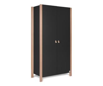 DJEČJI ORMAR, FURNLUX CLASSIC, ETUDE, 96x47x179cm, CRNA, MASIVNO DRVO