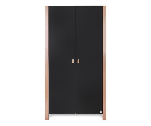 DJEČJI ORMAR, FURNLUX CLASSIC, ETUDE, 96x47x179cm, CRNA, MASIVNO DRVO
