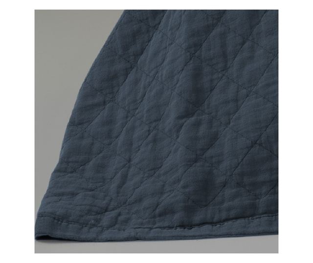 Premium steppelt takaró szett, Majoli Bahar Home Collection, 170x220 cm, 100% pamut, 30 gsm, 2 darab, Manu Storm