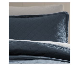 Premium steppelt takaró szett, Majoli Bahar Home Collection, 170x220 cm, 100% pamut, 30 gsm, 2 darab, Manu Storm