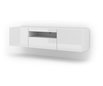 TV-ÁLLVÁNY, FURNLUX CLASSIC, AURA, 150x37x42cm, FEHÉR, MŰFA