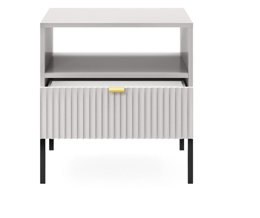 NOPTIERĂ, FURNLUX CLASSIC, AVON, 54x39x56cm, GRI, LEMN PRELUCRAT - 3