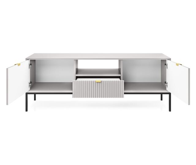 TV-ÁLLVÁNY, FURNLUX CLASSIC, AVON, 154x39x56cm, SZÜRKE, MŰFA