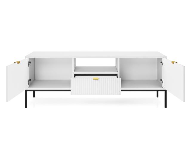 TV-ÁLLVÁNY, FURNLUX CLASSIC, AVON, 154x39x56cm, FEHÉR, MŰFA