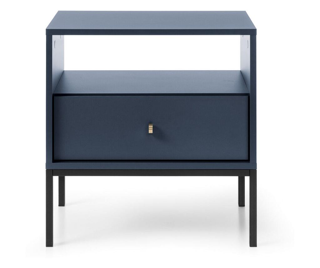 NOPTIERĂ, FURNLUX CLASSIC, MONO, 54x39x56cm, ALBASTRU, LEMN PRELUCRAT - 2
