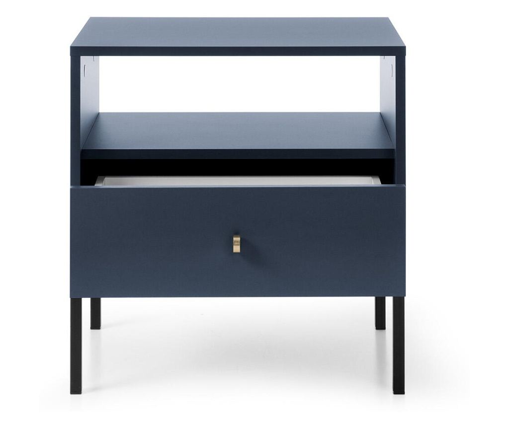 NOPTIERĂ, FURNLUX CLASSIC, MONO, 54x39x56cm, ALBASTRU, LEMN PRELUCRAT - 3