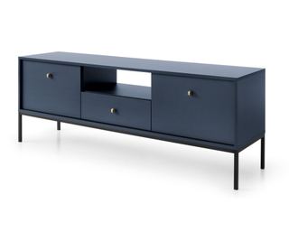 TV-ÁLLVÁNY, FURNLUX CLASSIC, MONO, 153x39x56cm, KÉK, MŰFA