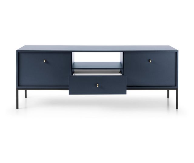 TV-ÁLLVÁNY, FURNLUX CLASSIC, MONO, 153x39x56cm, KÉK, MŰFA