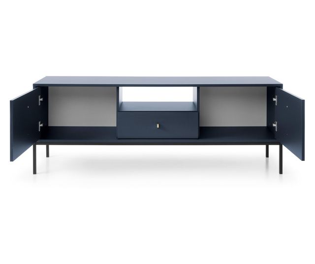 TV-ÁLLVÁNY, FURNLUX CLASSIC, MONO, 153x39x56cm, KÉK, MŰFA