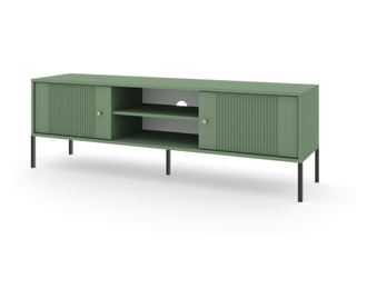 TV-ÁLLVÁNY, FURNLUX CLASSIC, ISEO, 154x50x50cm, ZÖLD, MŰFA
