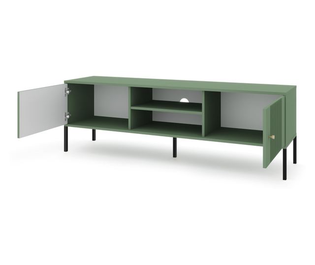 TV-ÁLLVÁNY, FURNLUX CLASSIC, ISEO, 154x50x50cm, ZÖLD, MŰFA
