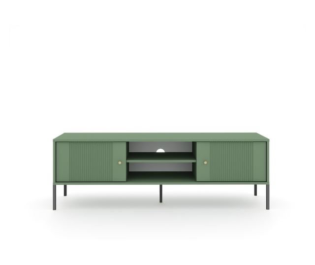 TV-ÁLLVÁNY, FURNLUX CLASSIC, ISEO, 154x50x50cm, ZÖLD, MŰFA